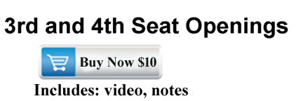 3rd and 4th Seat Openings