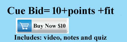 Cue Bid 10+points and a fit