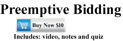 Preemptive Bidding